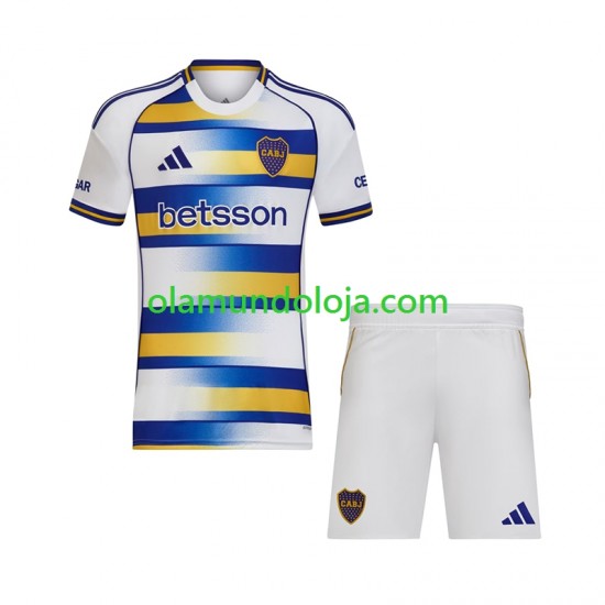 Camisola CA Boca Juniors Criança Equipamento Terceiro 2026-2027 Manga Curta